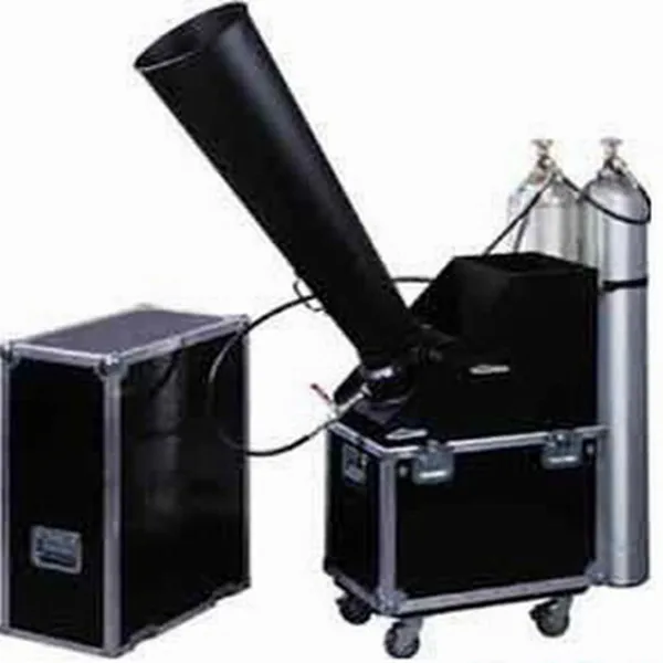 Professional small CO2 rainbow confetti cannon wedding confetti blower cannon machine mini CO2 confetti cannon can be DMX512