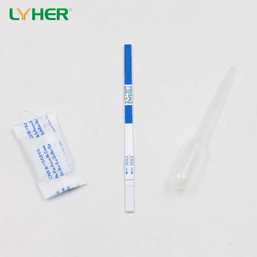 Hot Sale One Step Hbsag Rapid Test Kit Diagnostic Cassette high quality  test kits hbv test