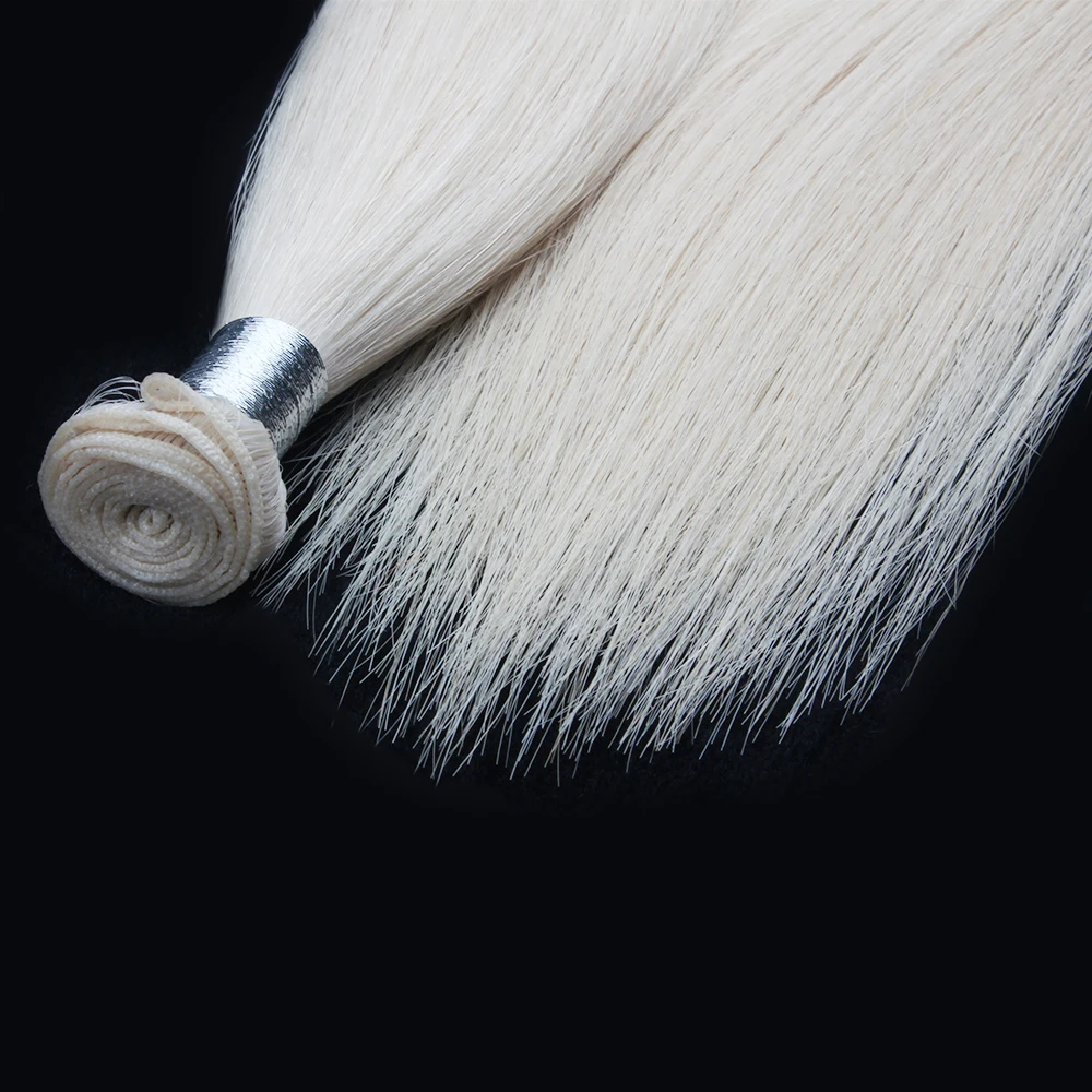 YADING #60 Russian Thin Invisible Genius Weft Hair Extensions Double Drawn Human Hair Genius Weft
