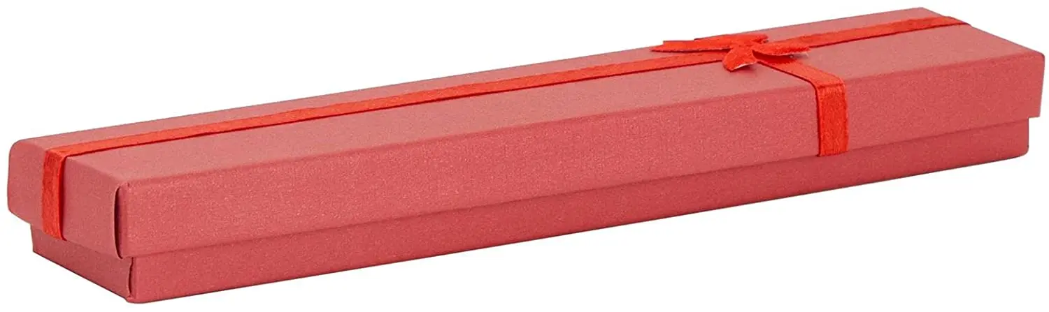 Colored Jewelry Gift Paper Boxes for Necklaces, Bracelets, Press On Nail Packaging, Pens