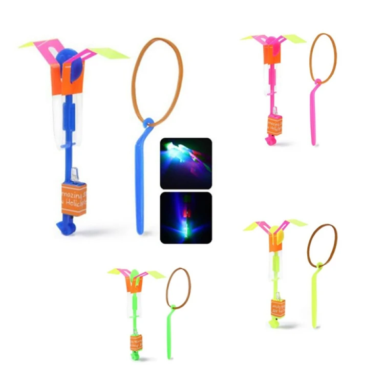 
Wholesale LED Flying Slingshot Helicopter Toy Light Up Arrow Rocket Toys For Kids 