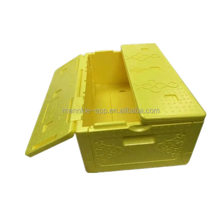 MK Black epp foam box epp foldable cooler box folding storage epp foam cooler box