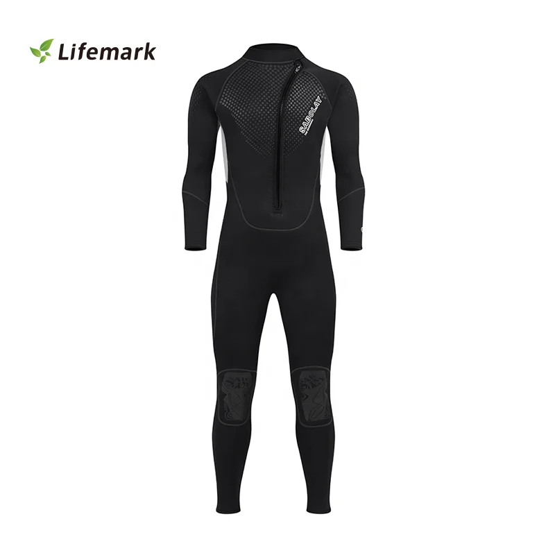 3MM Neoprene Wetsuit Men Women Front Zipper Diving Suit for Snorkeling Scuba Diving Swimming Kayaking KiteSurfing Full Wetsuit