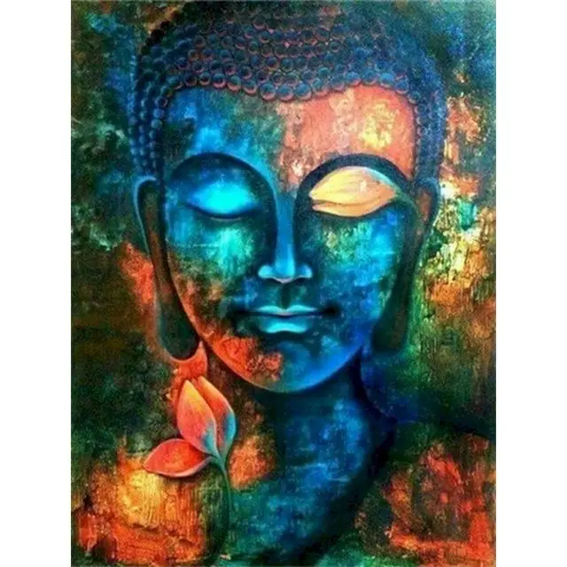 Buddha DIY Kits Painting By Number Pictures For Adults On Canvas With Framed Acrylic Paint Drawing Coloring By Numbers Decor Art
