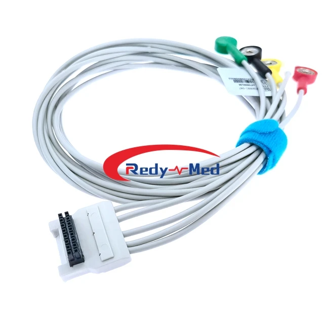 5 Lead Холтеру кабель совместим BTL-08 H600 рекордер