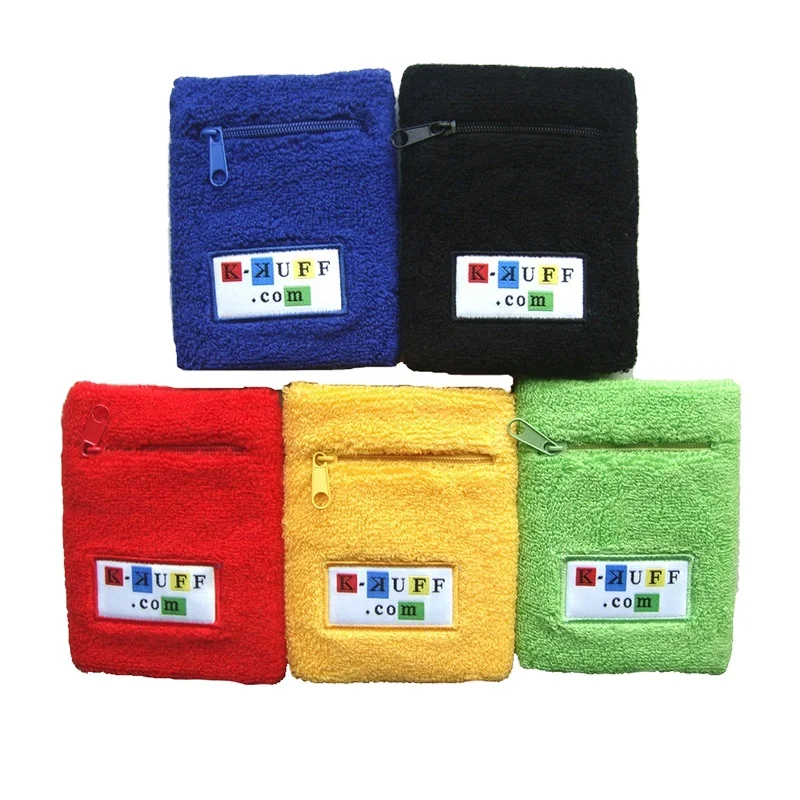 Хлопковый браслет на заказ с карманом на молнии