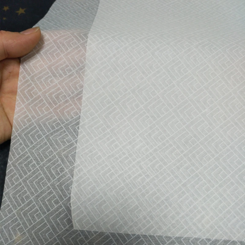 Customize Print White Tissue Paper Wrapping Paper For Clothing And Wine