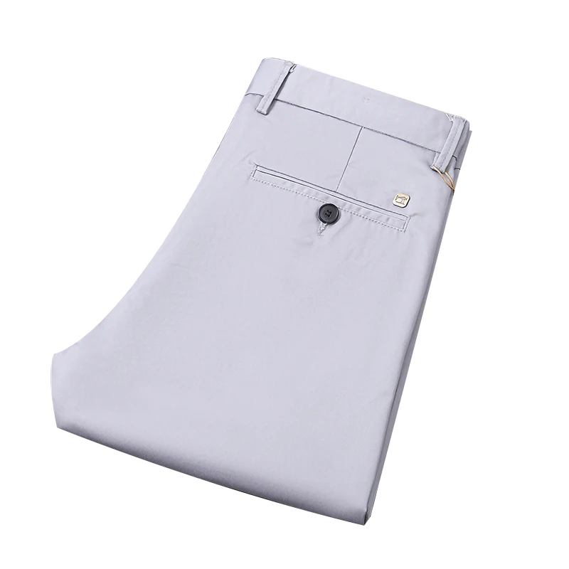 High Quality Unisex Chino Pants Casual Man Overalls for All Seasons Made of Cotton Spandex Available in High Mid Waist