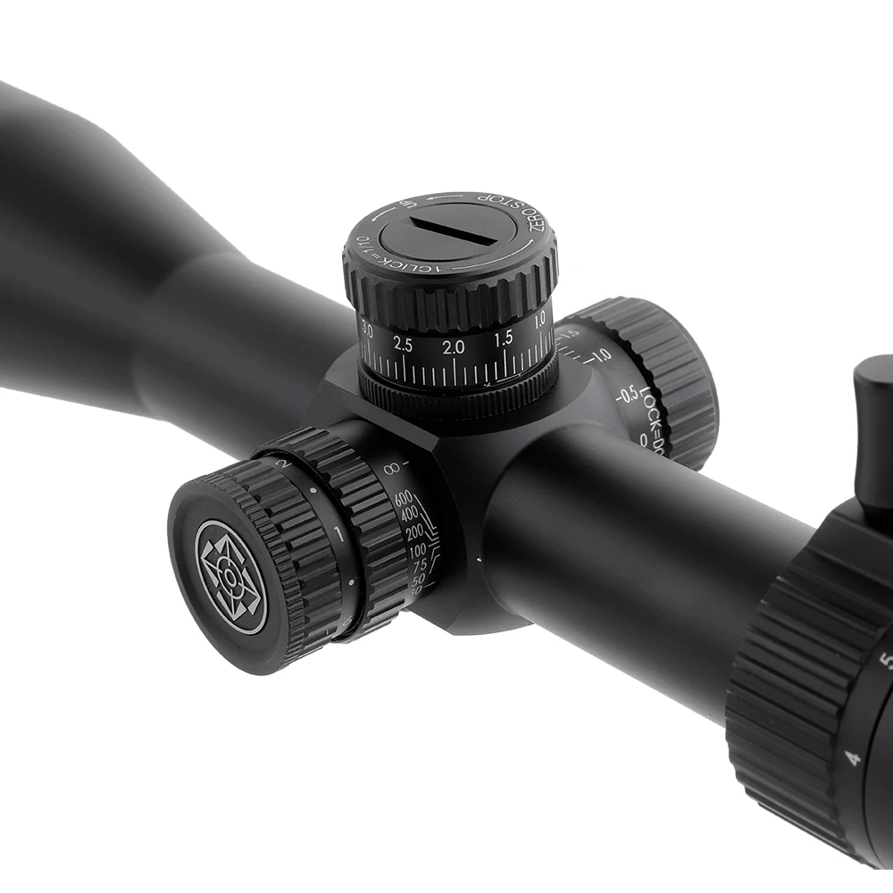 Marcool Wolverine 4-16x44 FFP Hunting Scope Binoculars High Profile Aluminum Night Vision Telescope with Zero Stop Turret