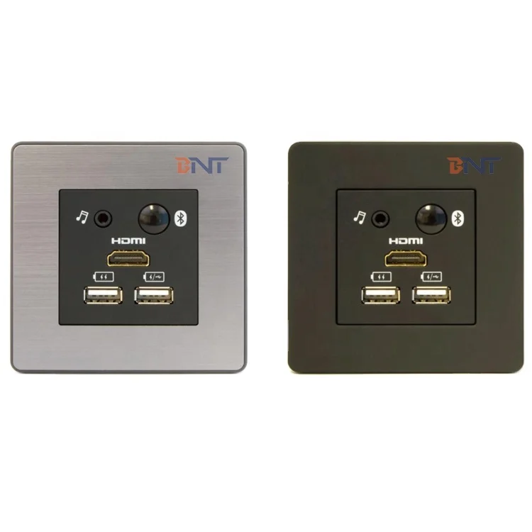 Hotel Room Wall Smart Control Panel / Intelligent Hotel Media Hub Socket