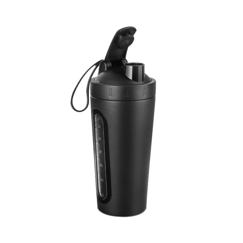 Amazon hot sell 500ml Promotional ECO Friendly Fitness Gym Plastic Powder Whey Protein Shake Cup Sport Shaker Water Bottle