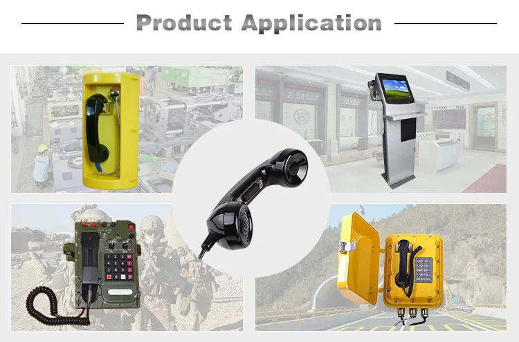 Coin payphone handset/OEM doorphone handset/kiosk handset