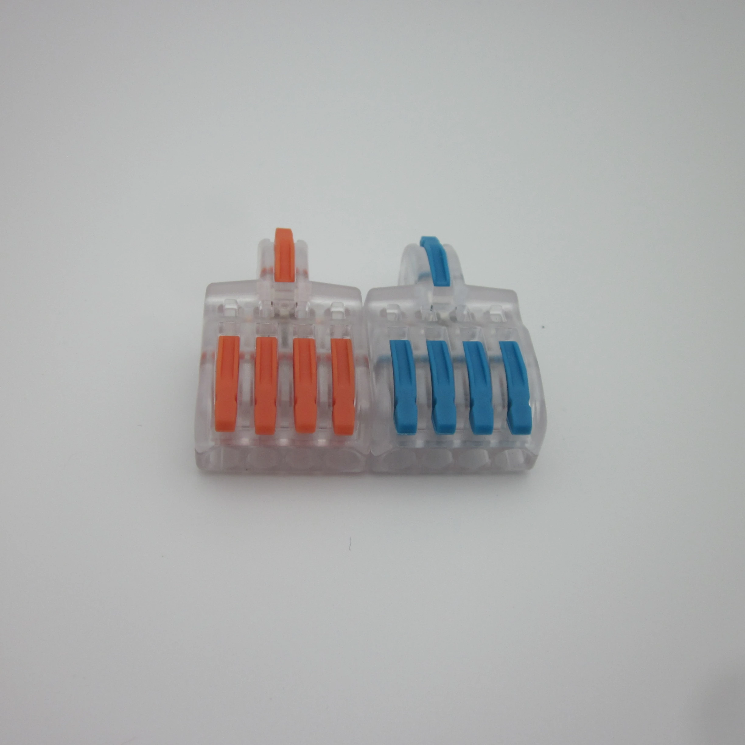 Spl-2-8 прозрачный разноцветными пуговицами рычаг гайка 2 в 8 и мягкий кабель провод для проводки клеммный блок совместный разъем провода