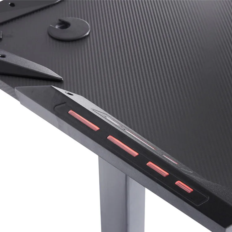 2021 Hot Sale Good Quality Stabilize L Shape Table Rgb Gaming