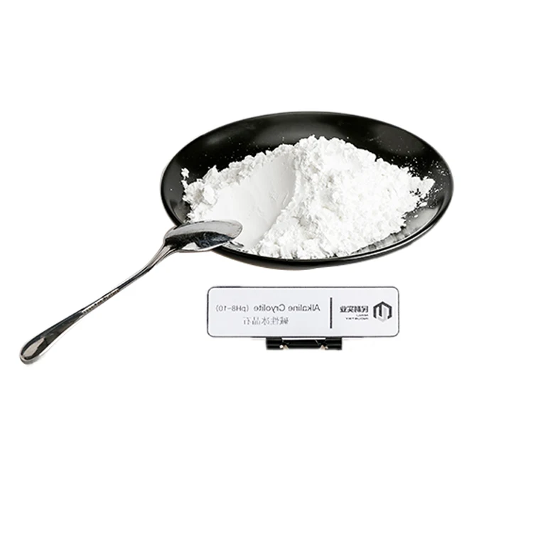 white Powder Alkaline Cryolite for glass anti reflective coating