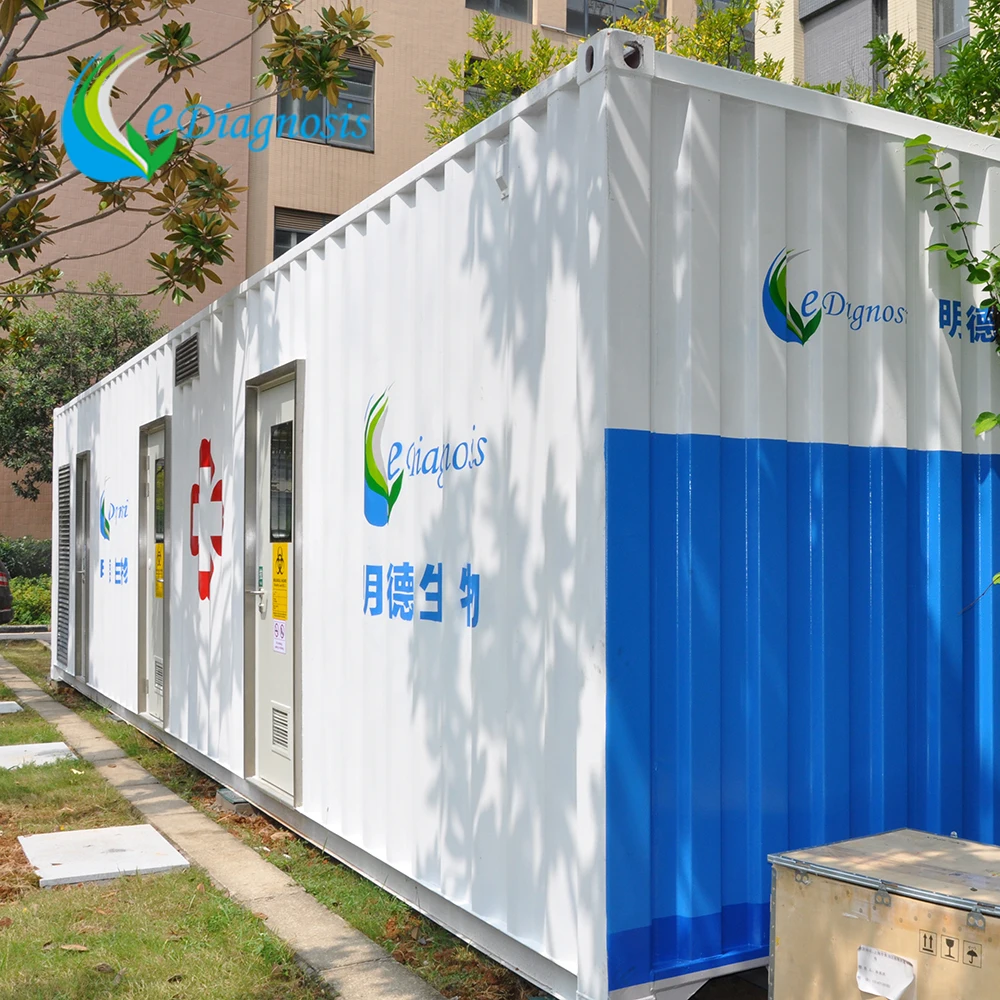 PCR Lab Gene Amplification Laboratory pcr mobile container with advance testing equipments