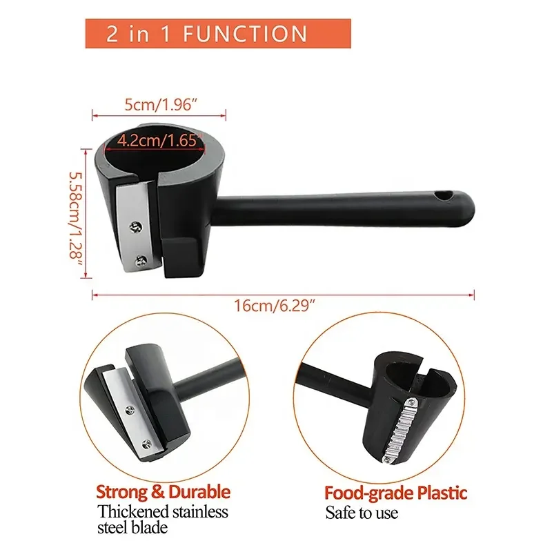2024 kitchen tools 2 In 1 spiral potato cutter Manual Slicers Wave Spiral Shred Process Device Gadget Vegetable