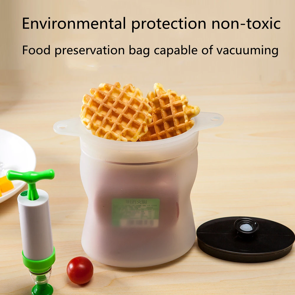 Fusimai Food Preservation Vacuum Slow Cooking Bag Vacuum Food Storage Sealed Silicone Bags