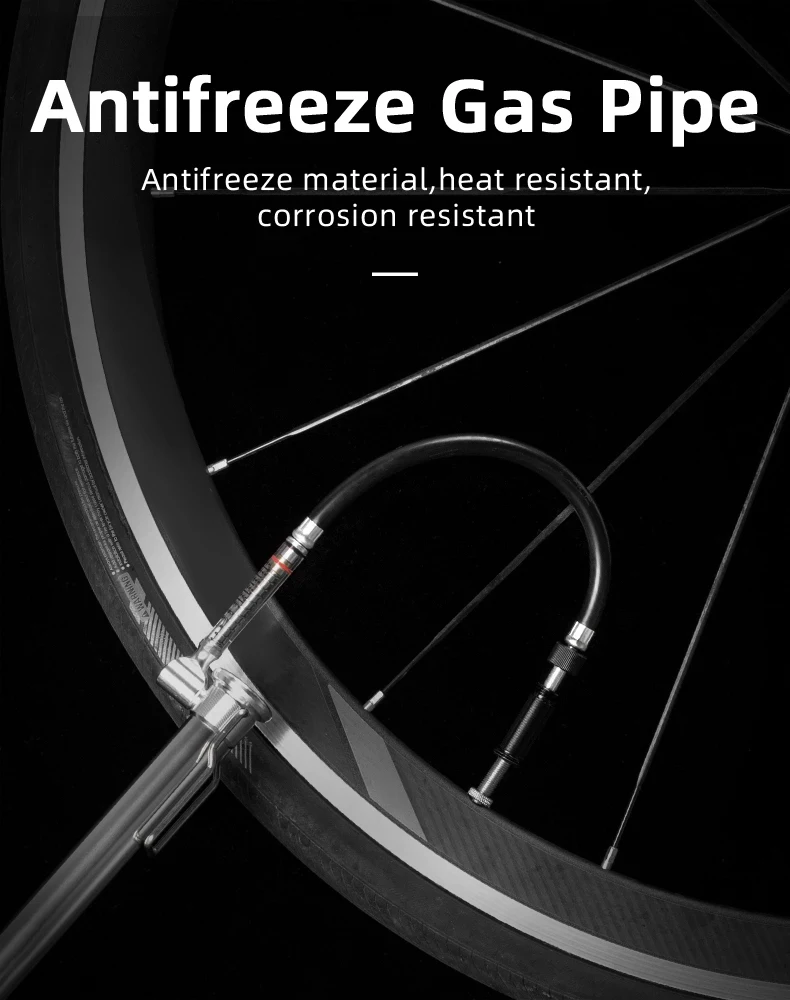 Мини-портативный ручной насос высокого давления для велосипеда с двумя ножками и клапаном Аксессуары