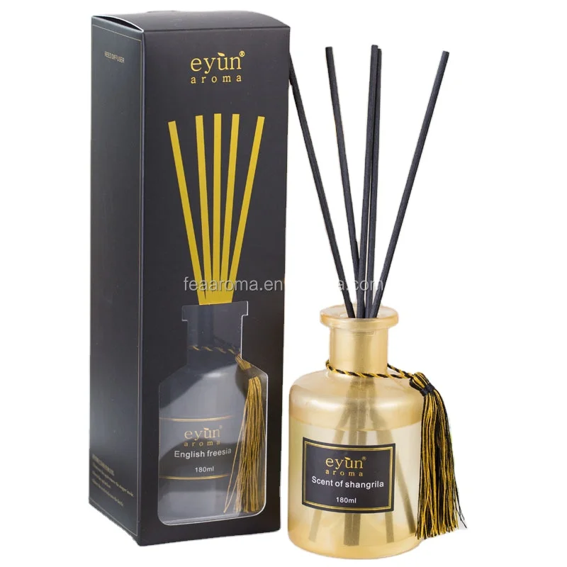 Accept Customized Decorative raspberry favors home perfume aroma stick reed diffuser fragrance oil essential 180ML