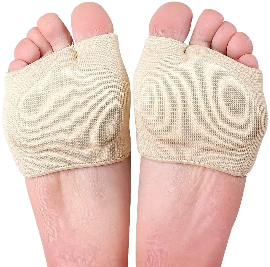 Dynamics Fabric Metatarsal Pads Reusable Ball of Foot Cushions, Gel Forefoot Pads Pain Relief Neuroma and Prevent Callus