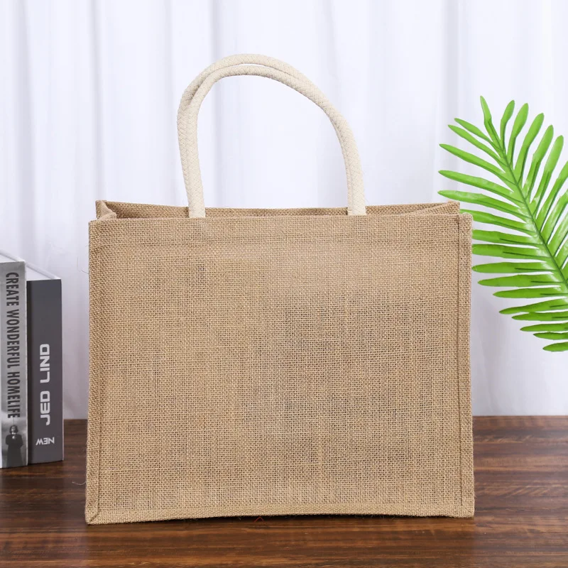 High Quality 2024 China New Design Eco Friendly Customizable Fabric Hessian Jute Bag  90**60