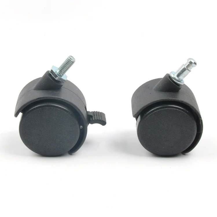 Hot Sale Furniture Hardware Office Chair Casters Wheels Nylon Plastic Caster Wheels