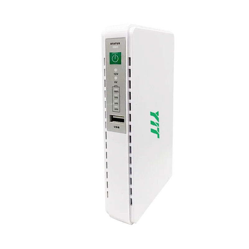 YIT 9v 12v 15v 24v USB 5V 12v Lithium UPS Manufacturer DC UPS POE Output 8800mah UPS Battery