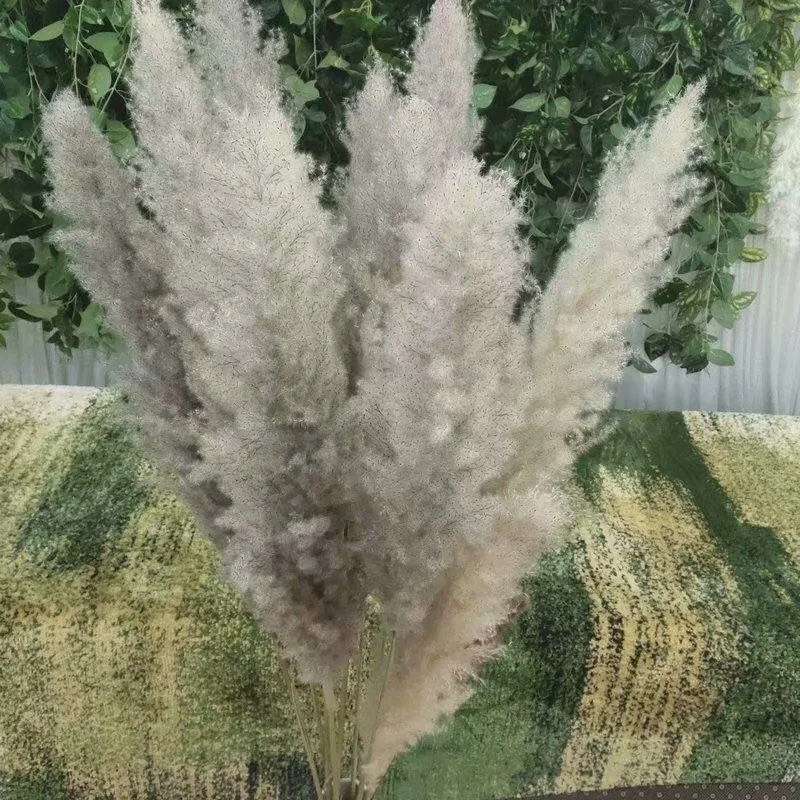 
Big reed artificial plant indoor decoration green plant potted reed sunny grass artificial pampas grass 