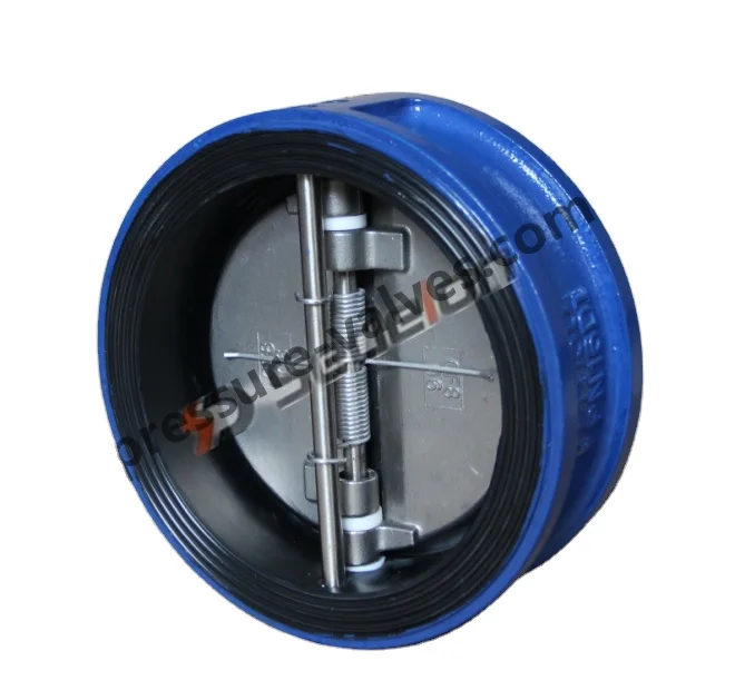 dual-plate wafer type wafer check valve with sealing