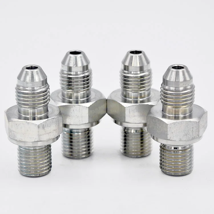 New External Thread Partition Straight Hydraulic Joint Adapter Hydraulic Hose Adapter