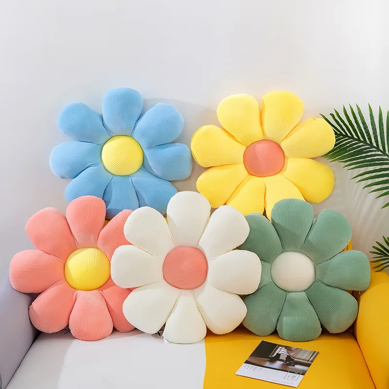 High Quality Creative Sunflower Soft Stuffed Decorative Cushion Sofa Chair Floor Seat Pillow Cushions