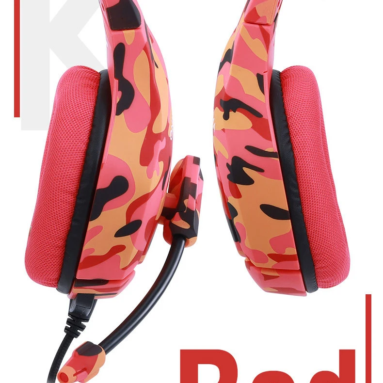 Onikuma Original 2022 Wholesales microphone gaming Headsets rgb Backlight Headphone for PC Game action