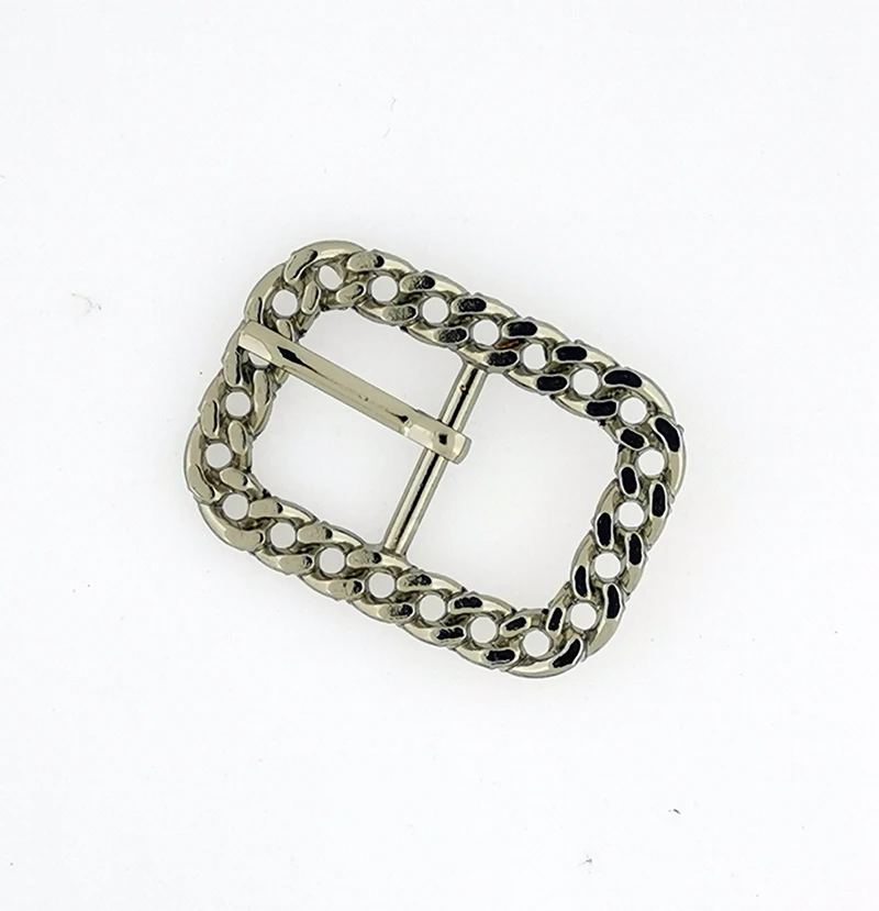 New 17mm rectangle shape lady metal alloy pin belt buckle accessories