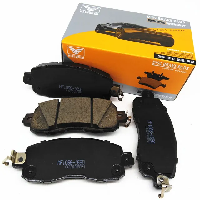 Auto brake parts high performance quality production ceramic car disc brake pad front brakes for Nisssan Leaf Altima D1650