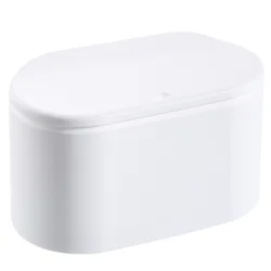 Push-type Pop Lid Office Bedroom Car Counter Top Small Nordic Wind Ins Garbage Plastic Trash Bin Small Mini Desktop Trash Can