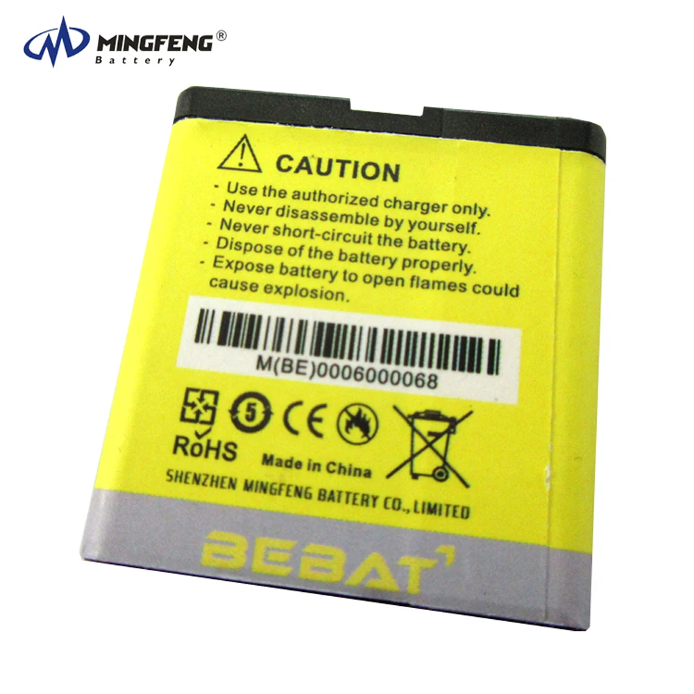 OEM Replacement Battery BL-6Q for Nokia 6700c 105 8800 original capacity 970mAh rechargeable