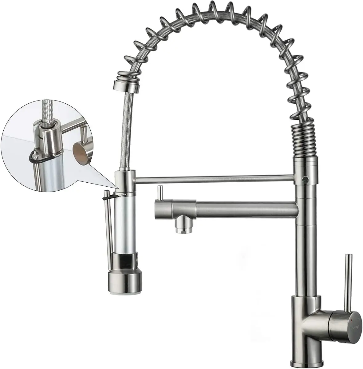 3 Way Kitchen Faucet 3 in 1 Drinking Water Faucet Commercial Spring Kitchen Sink Faucets