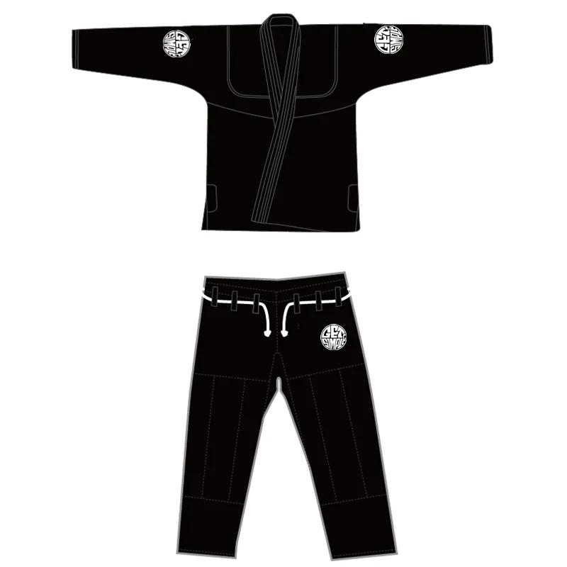 Kimono Colored Karate Uniform Cotton Bjj Gi Jacket and Bottom Manufacturer