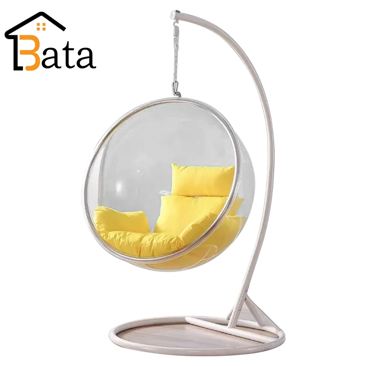 Outdoor Wicker Rattan Furniture Hanging Swing Egg Chair Stand Egg Swing Chair