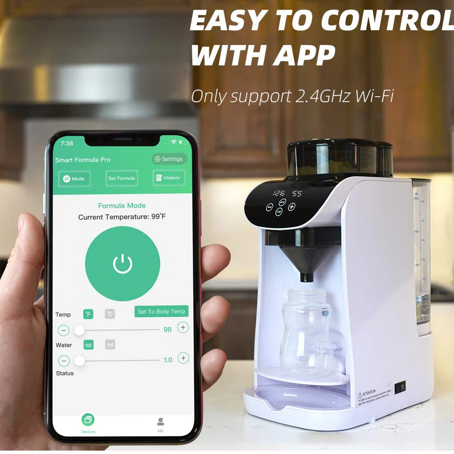 Baby brezza formula pro advanced wifi mixer Milk dispenser/milk dispenser automatic/baby milk dispenser machine