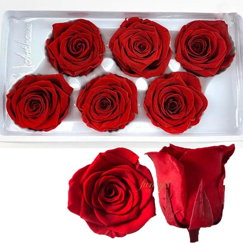 Wholesaler Eternal Rose Preserved Forever Immortal Rosas Preservadas Red Preserved Rose Wholesale