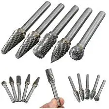Tungsten Carbide Rotary File Carbide Burrs SC SM AC Solid Carbide Burr Set Grinding Metal Cutters From RUIXIN TOOLS