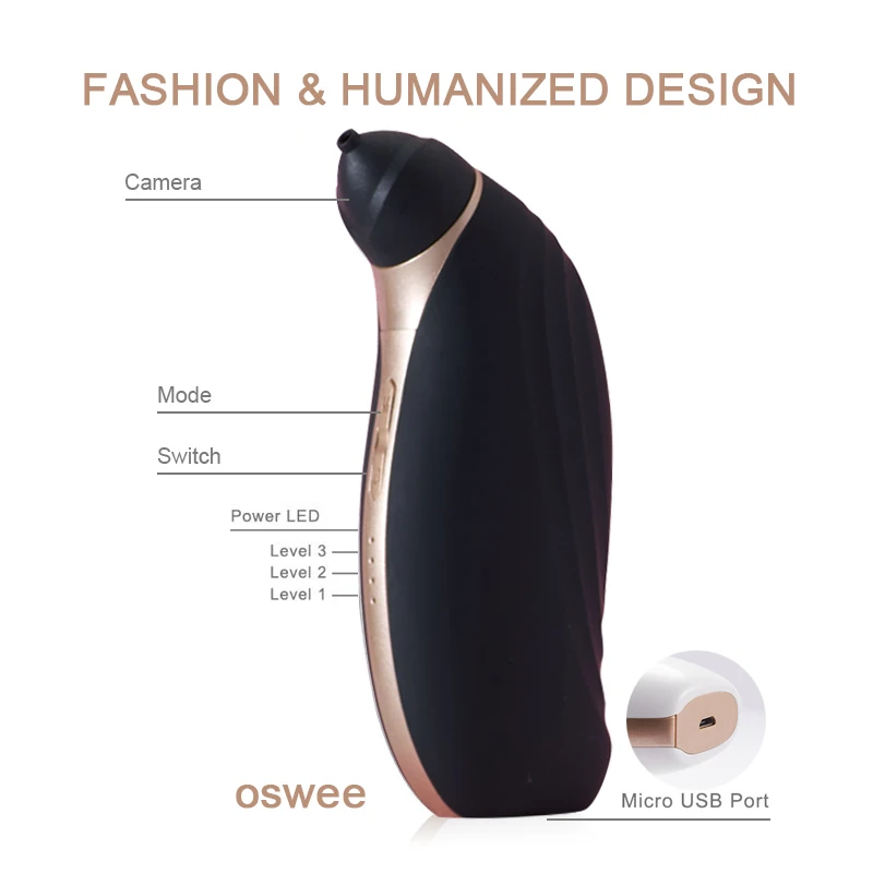 
Visual HD Pore Cleaner Blackhead Suction Facial Comedo Acne Extractor Wifi Visible Blackhead Remover With Camera 