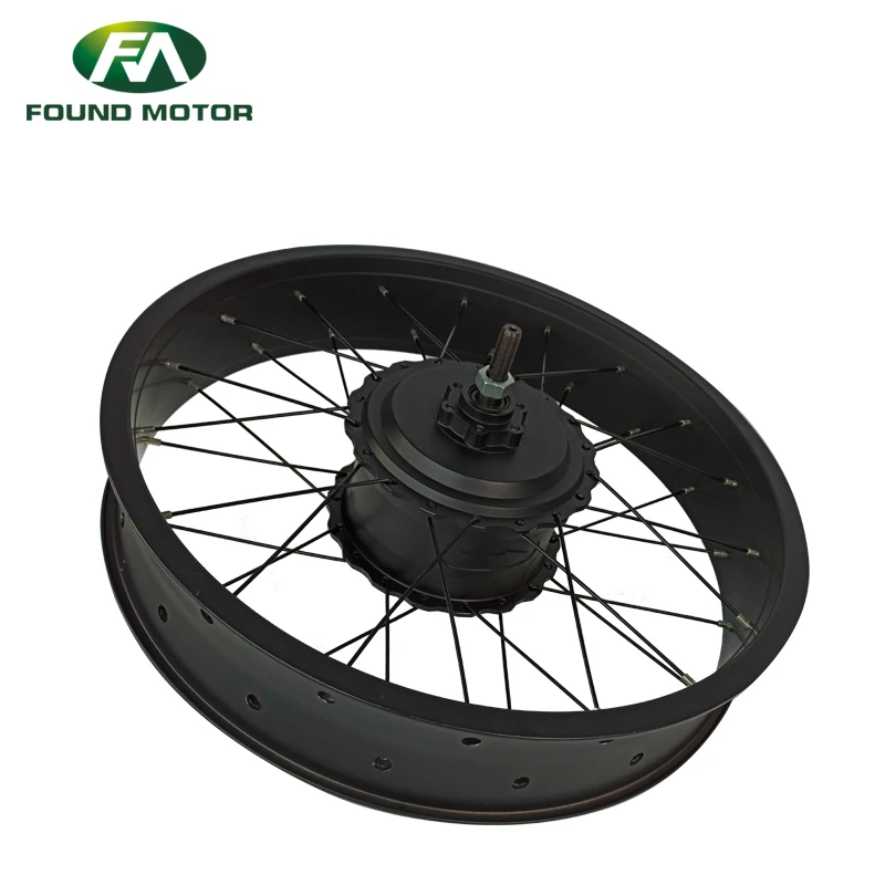 FOUND MOTOR 48V 750W geared front electric bicycle  motor with waterproof cable