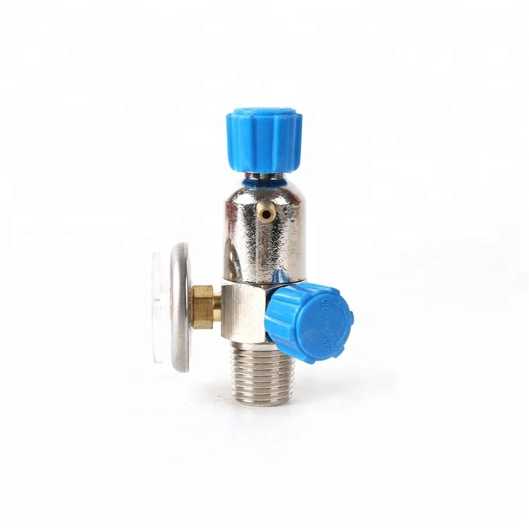 High pressure oxygen cylinder valve