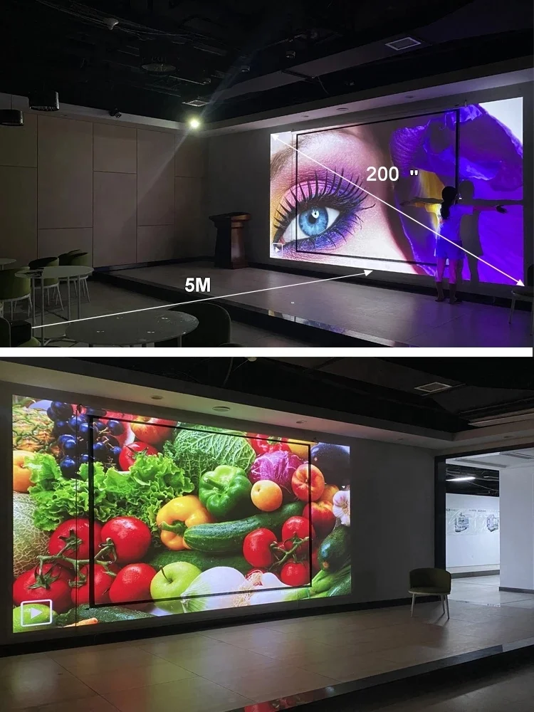 Touyinger M4000 Compatible Con Cine En Casa 2000 ANSI TV Android Proyector Changhong Dlp 3D Projector Infcorp