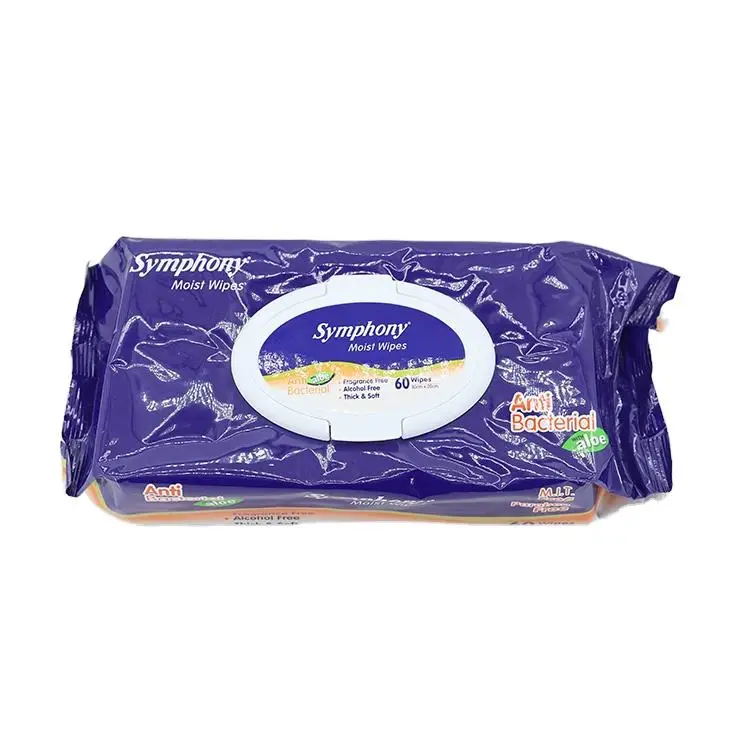 China supplier private label 50pcs custom disinfecting antibacterial wet wipes for adults