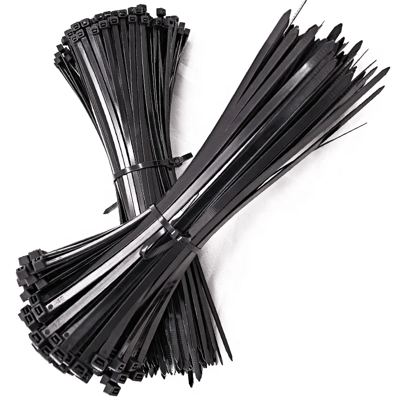 3.6 X 400 mm Plastic Nylon Cable Tie Black White Colorful 100 Pcs Pack