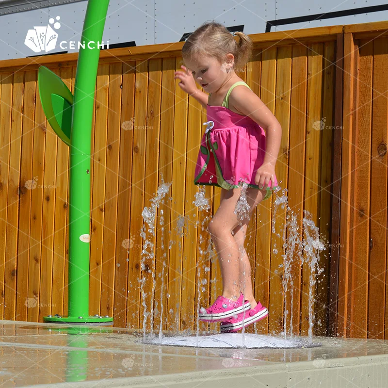 Cenchi amusement residential kindergarten camping interactive splash park playground public outdoor children swing facility